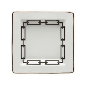Ginori Catene Black Small Square Vide Poche - 7"